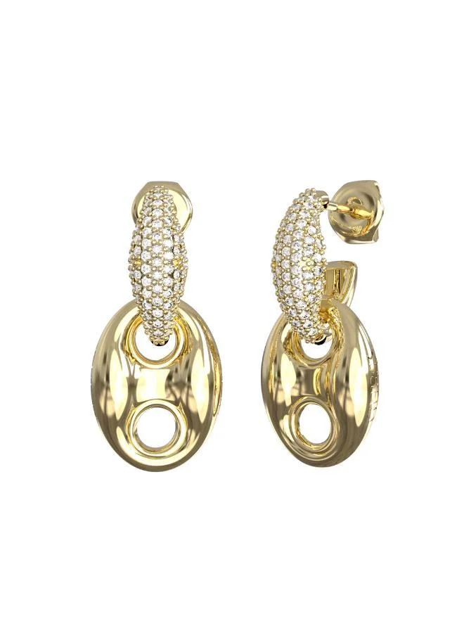 GUESS 25Mm Marine Pave Link Pendants